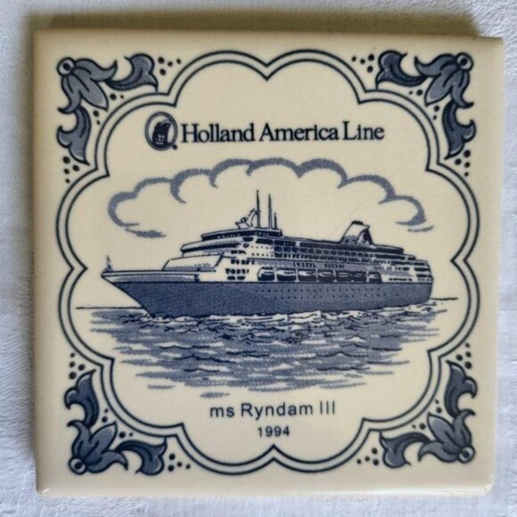 Holland America Line Tiles from the Mariner Collection - Picture 2 of 7